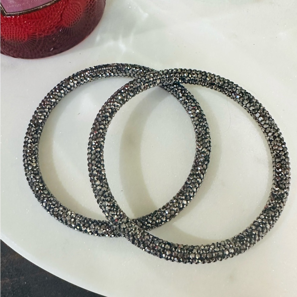 Black rhinestone bracelet